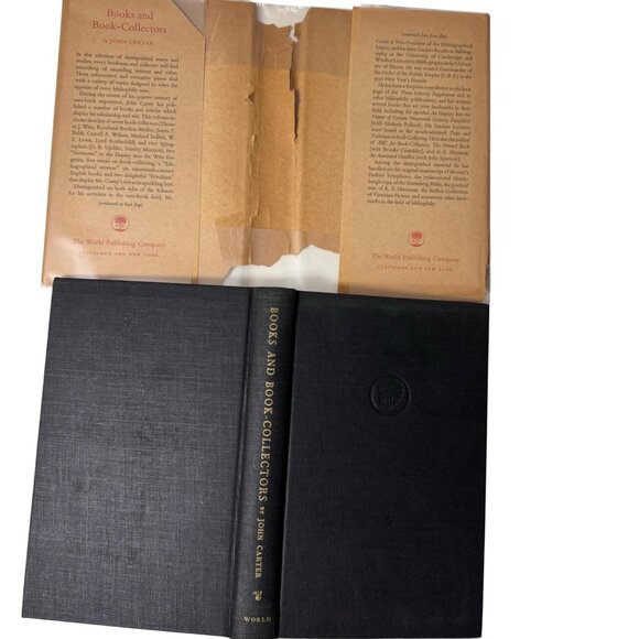 Books And Book-Collectors John Carter Hardcover 1957 First Edition The World Pub - Picture 6 of 16